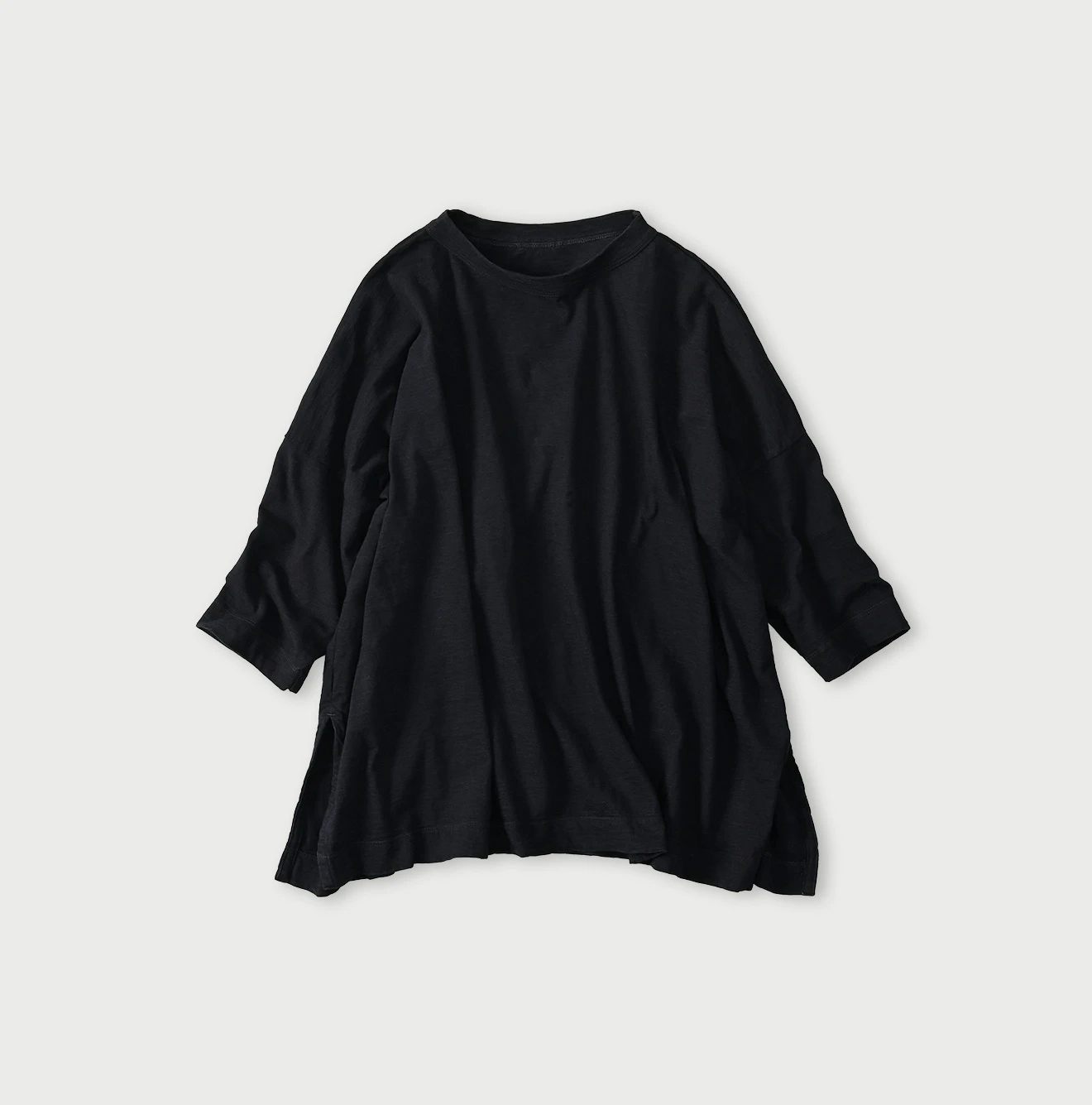 45R(フォーティファイブアール) |天竺のビッグスリットTシャツ（インディゴ）