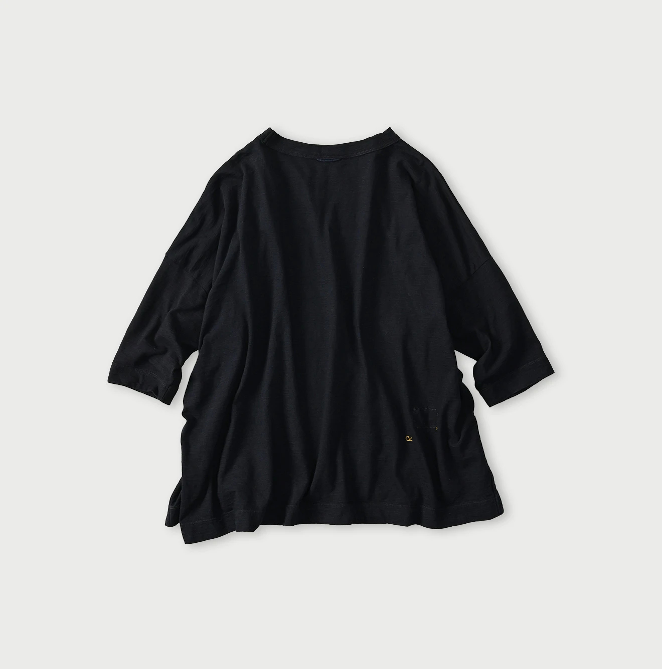 45R(フォーティファイブアール) |天竺のビッグスリットTシャツ（インディゴ）
