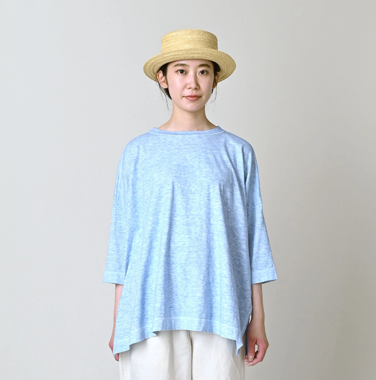 45R(フォーティファイブアール) |天竺のビッグスリットTシャツ（45草染）