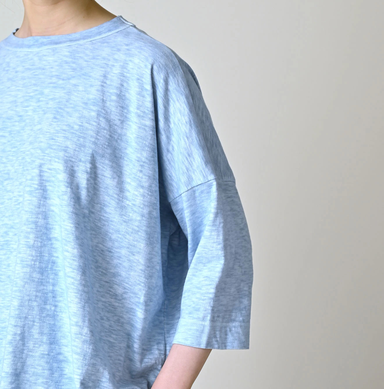 45R(フォーティファイブアール) |天竺のビッグスリットTシャツ（45草染）