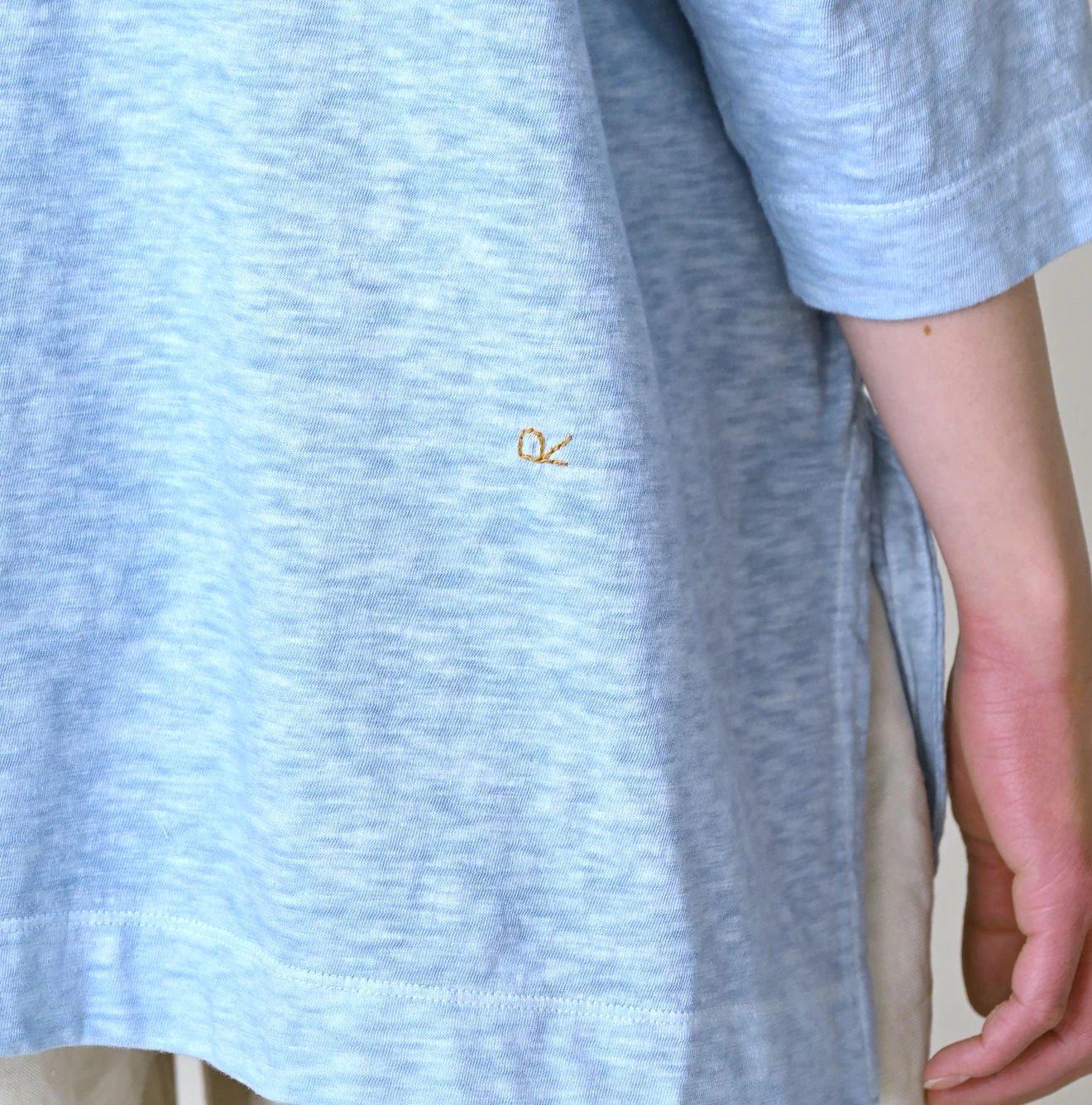 45R(フォーティファイブアール) |天竺のビッグスリットTシャツ（45草染）