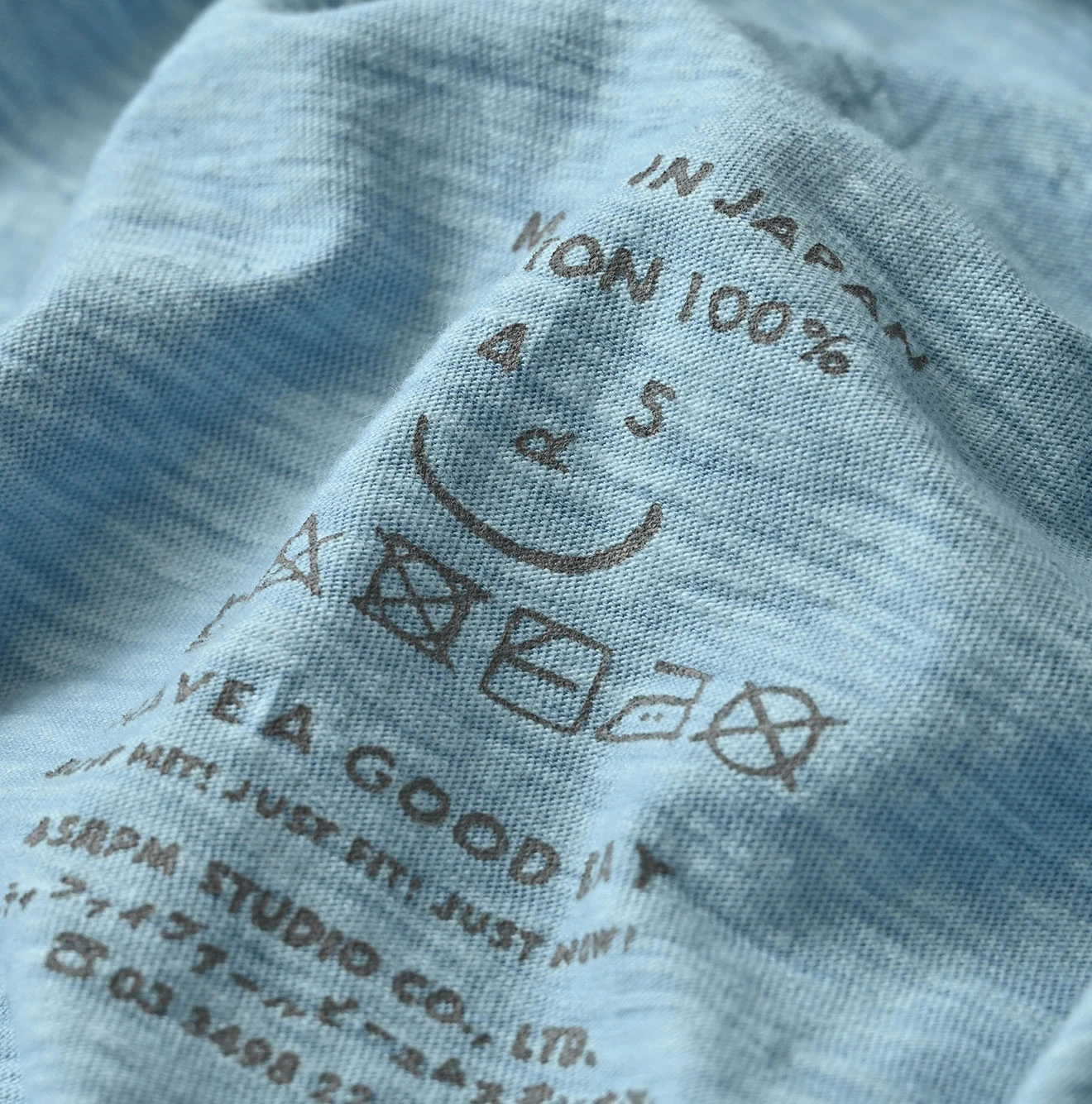 45R(フォーティファイブアール) |天竺のビッグスリットTシャツ（45草染）