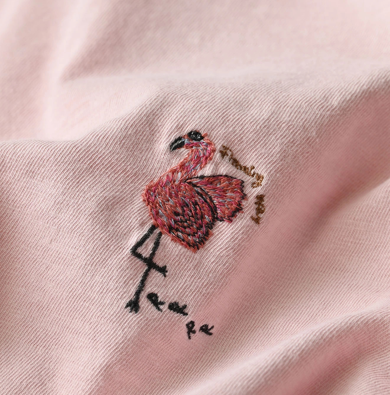 45R(フォーティファイブアール) |フラミングウェイ君刺繍のMキャミ