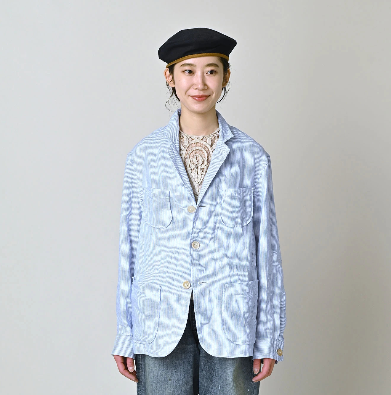 45R(フォーティファイブアール) |リネンオックスの9084ポケットシャツ