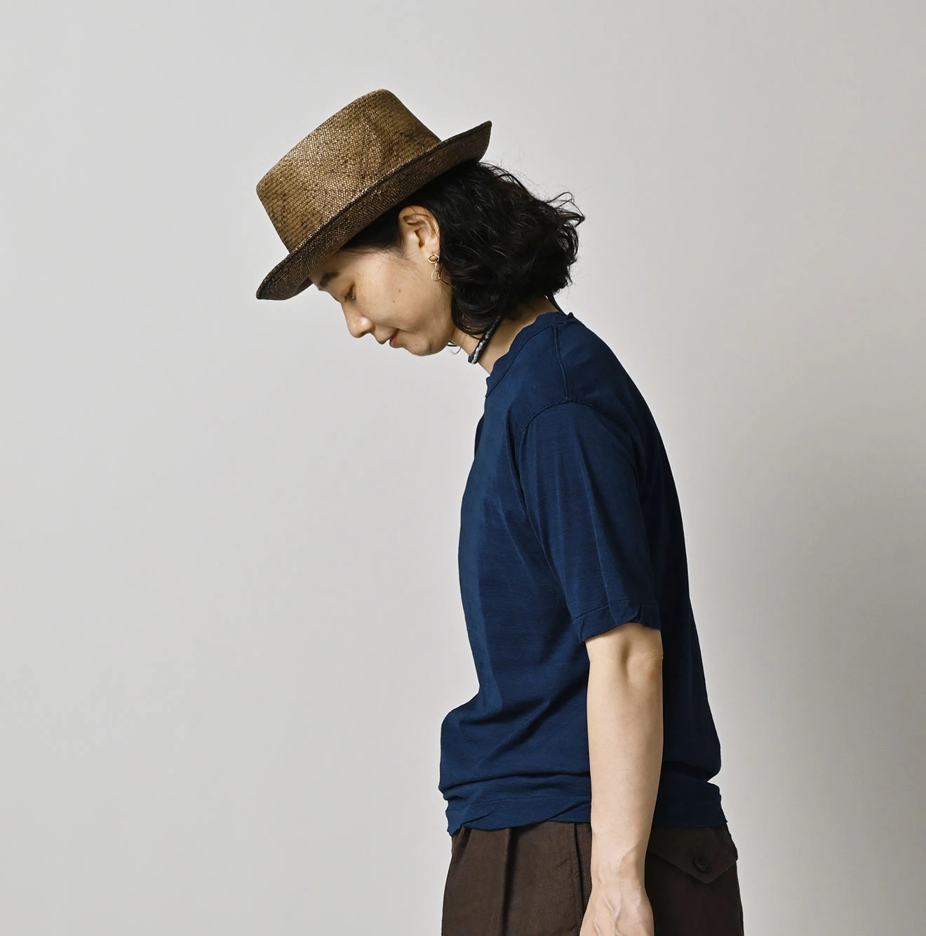 45R(フォーティファイブアール) |スーピマ薄天竺の908Tシャツ（インディゴ）