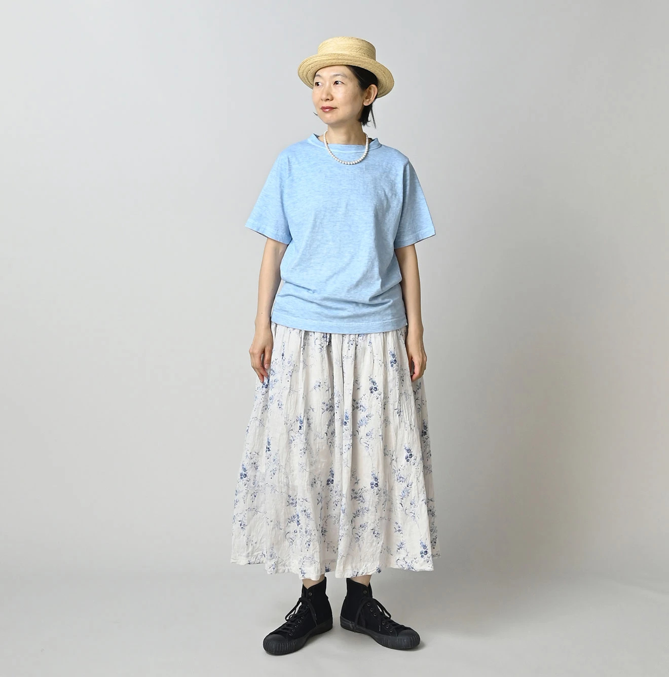 45R(フォーティファイブアール) |天竺の908 45星Tシャツ（45草染）