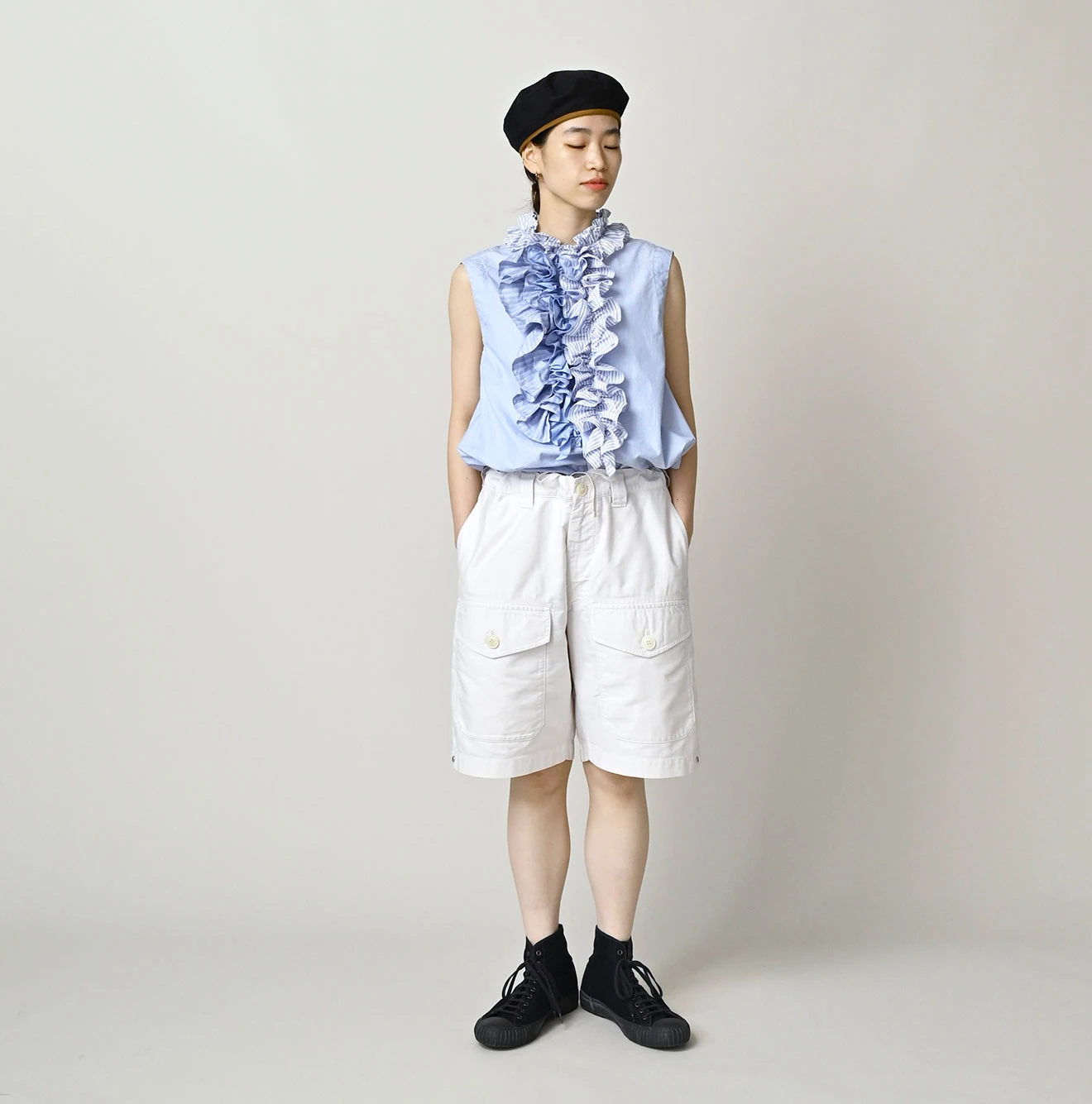 45R(フォーティファイブアール) |ヨコサテンの908テントショートパンツ