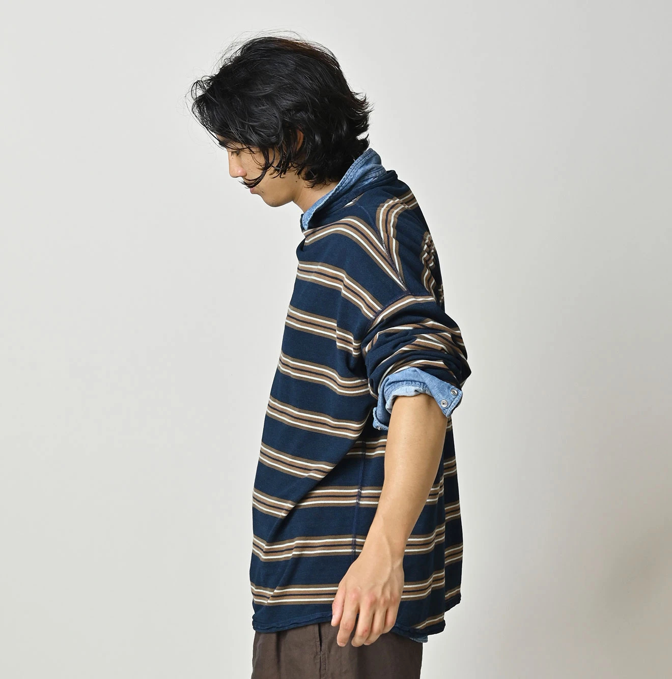 45R(フォーティファイブアール) |ONEONE 宝物の馬Tシャツ（インディゴ）