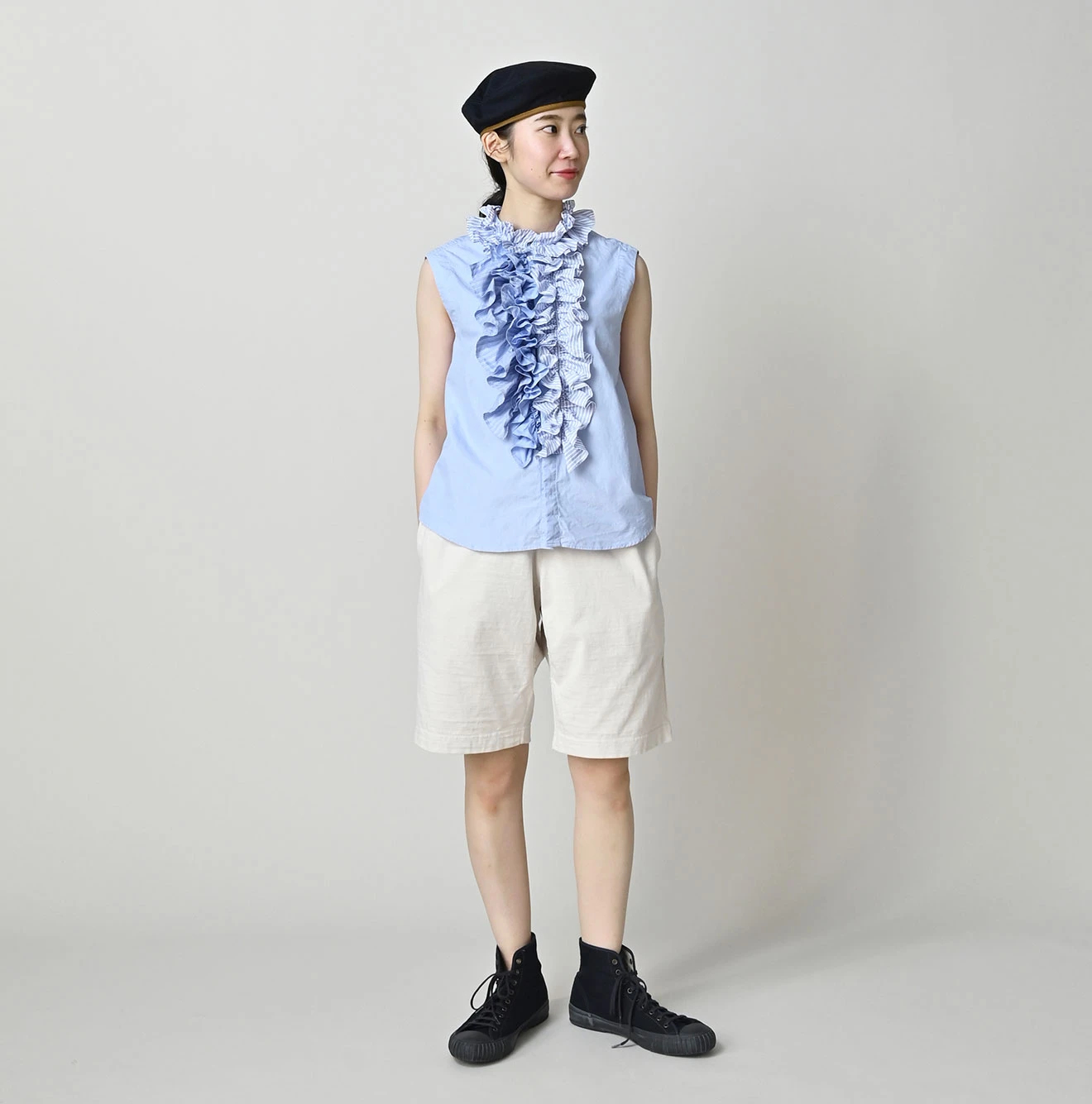 45R(フォーティファイブアール) |でこぼこ天竺の908ショートパンツ