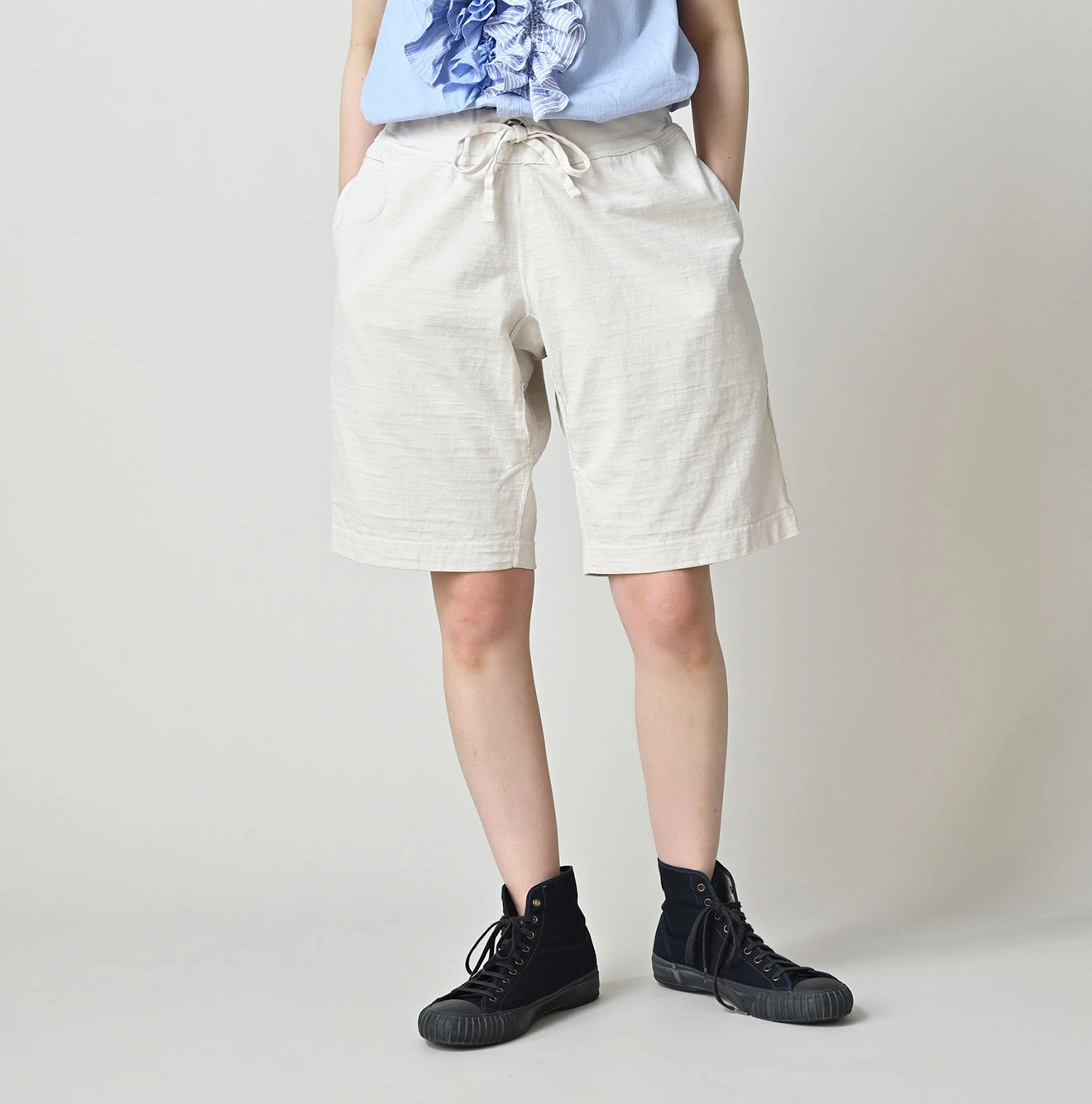 45R(フォーティファイブアール) |でこぼこ天竺の908ショートパンツ
