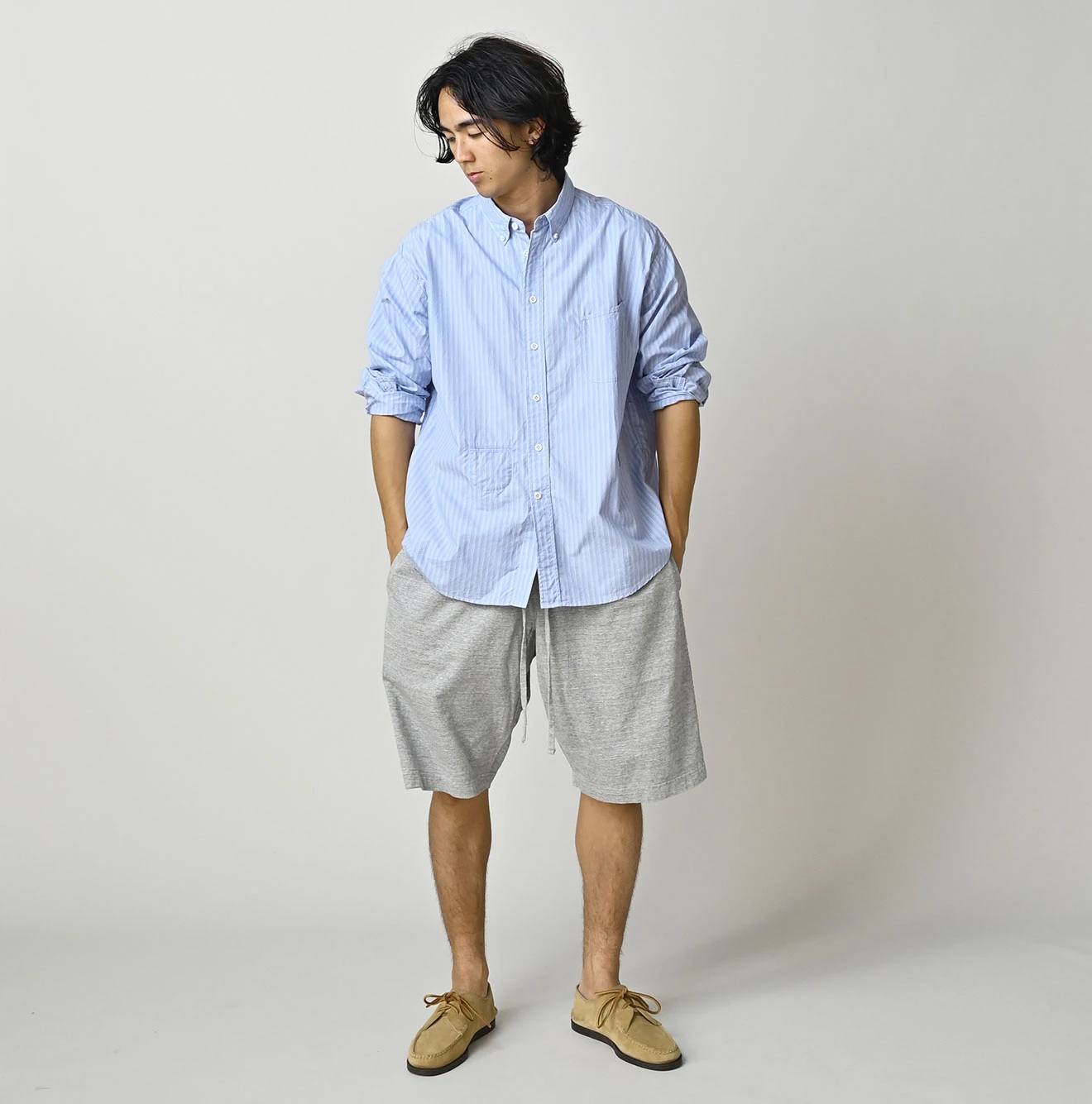 45R(フォーティファイブアール) |でこぼこ天竺の908ショートパンツ（トップ）