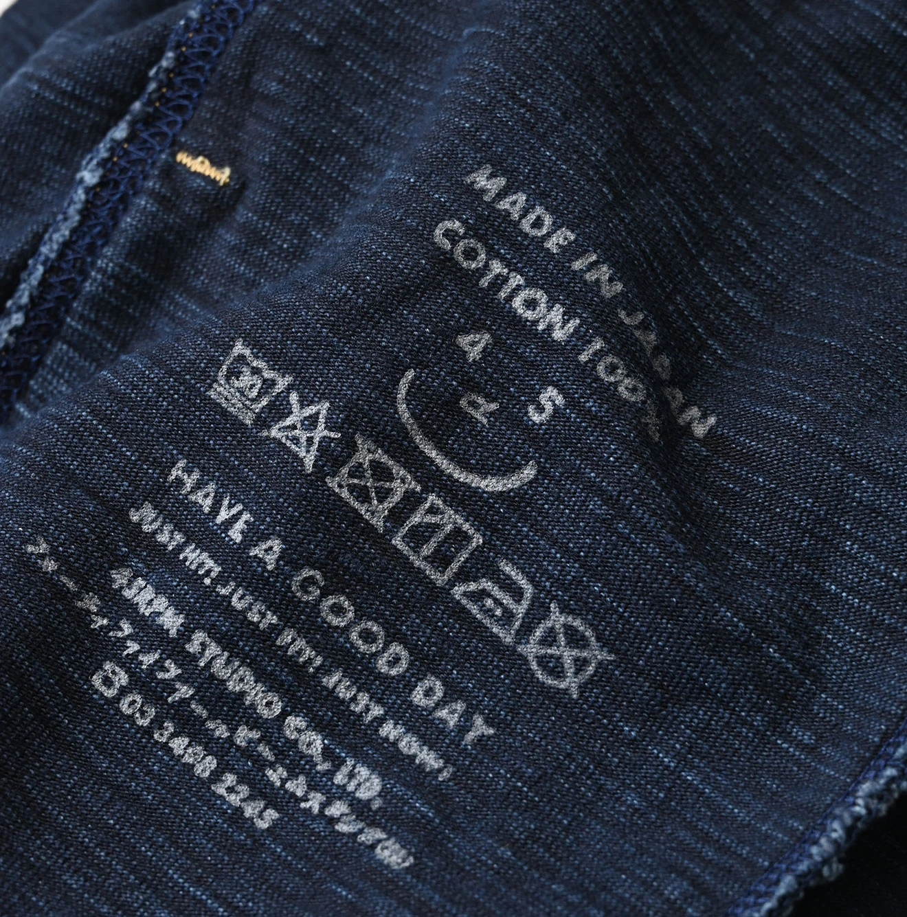 45R(フォーティファイブアール) |でこぼこ天竺の908ショートパンツ（インディゴ）
