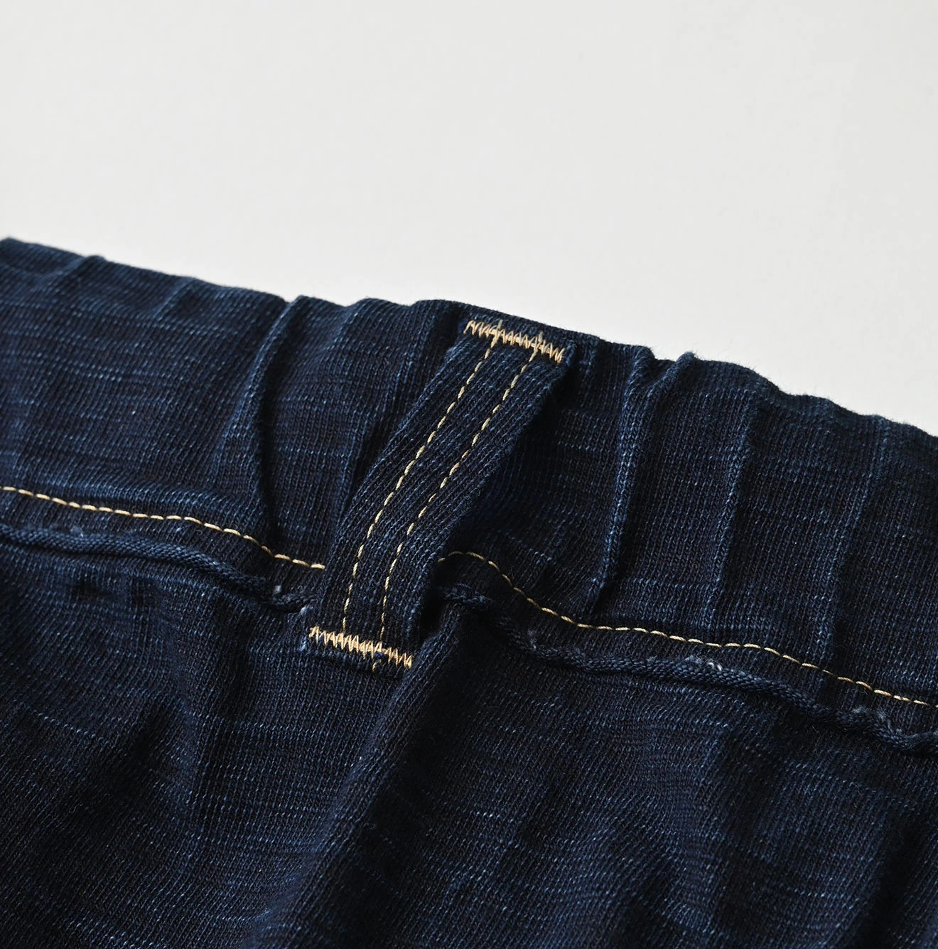45R(フォーティファイブアール) |でこぼこ天竺のスカート（インディゴ）