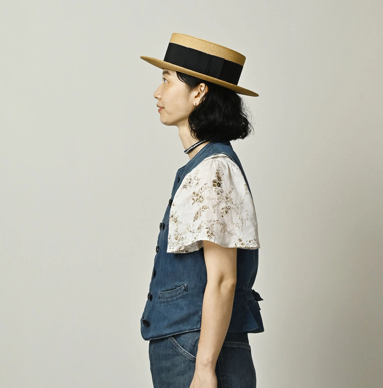 45R（フォーティファイブアール）| 45プチデニムのベスト（加工） Vest