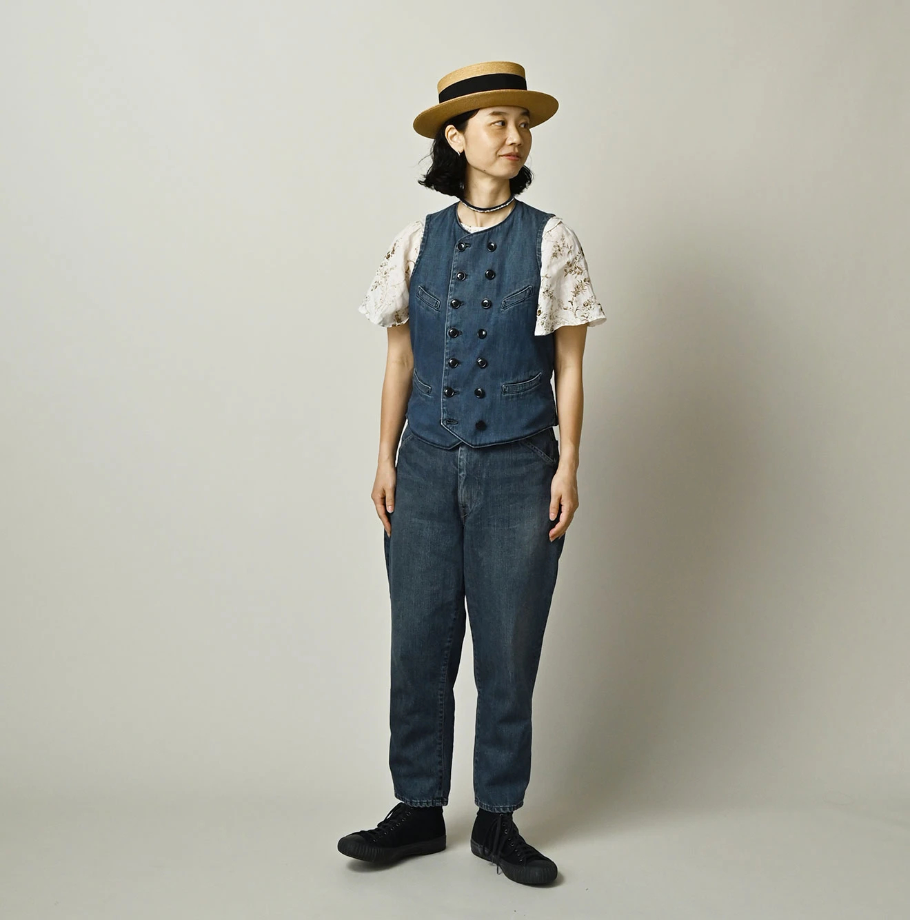 45R(フォーティファイブアール) |ライ麦デニムの908村比古比女（加工）