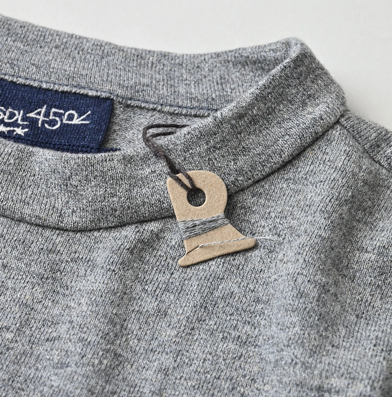 45R(フォーティファイブアール) |45PRMロゴジャカードニットソーの908海比古Tシャツ