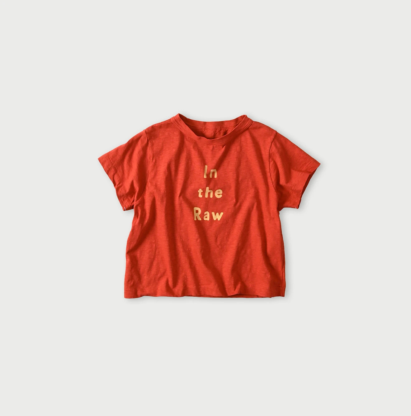 ちょこちっぷ　45R Tシャツ 45R（フォーティファイブアール）| In the Rawプリントのチビ比女T