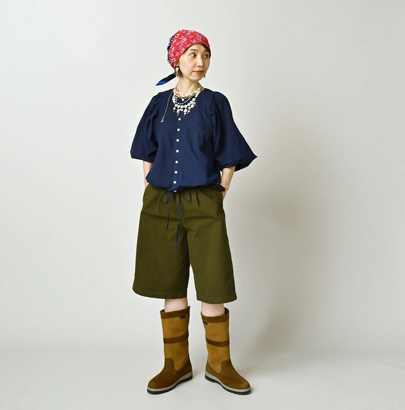 45R(フォーティファイブアール) |ハンプリンのルーシーバミューダパンツ