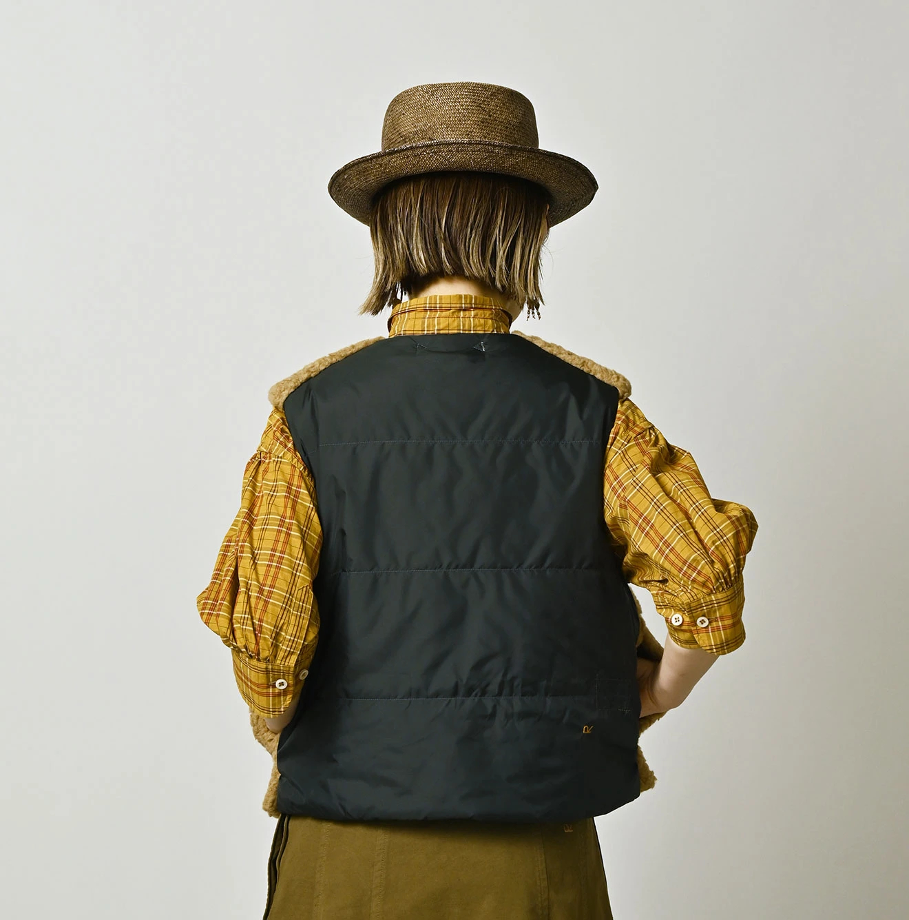 45R（フォーティファイブアール）| ウールボア×ナイロンのベスト Vest