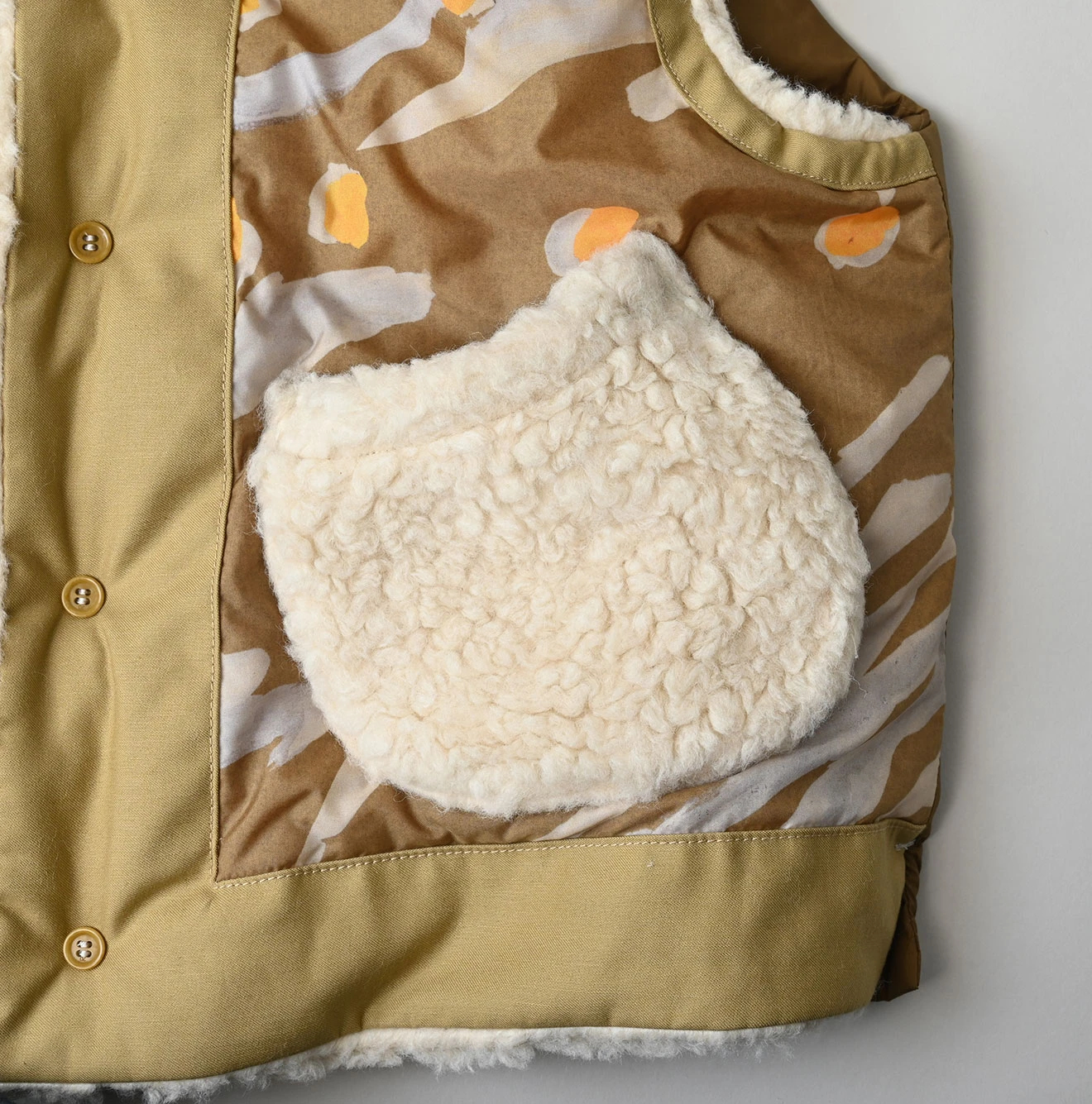 45R（フォーティファイブアール）| ウールボア×ナイロンのベスト Vest