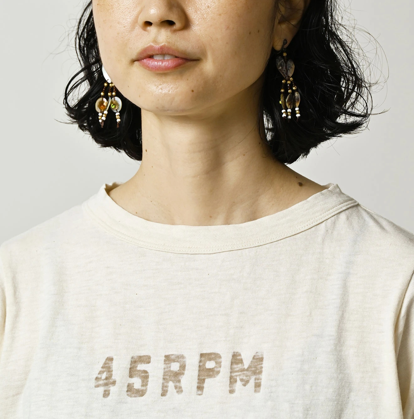 45R(フォーティファイブアール) |天竺のチビ比女deロゴTシャツ