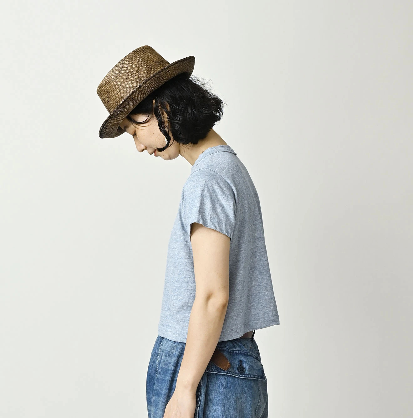 45R(フォーティファイブアール) |天竺のチビ比女deロゴTシャツ（トップ）