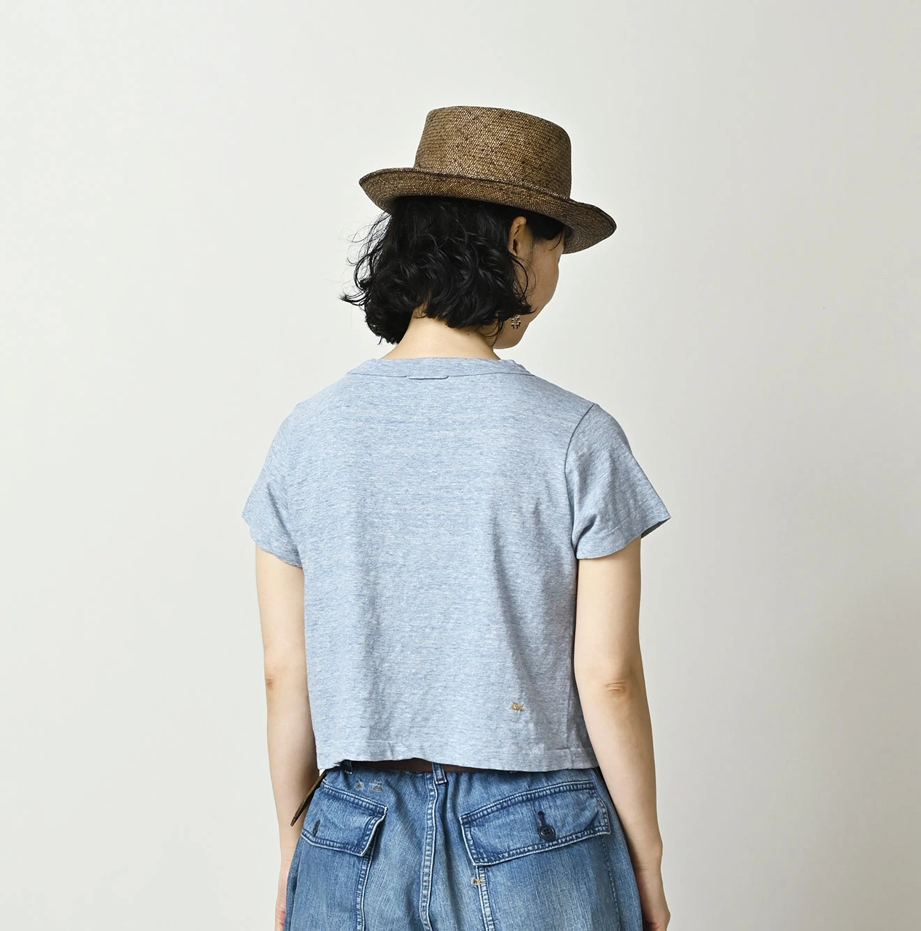 45R(フォーティファイブアール) |天竺のチビ比女deロゴTシャツ（トップ）