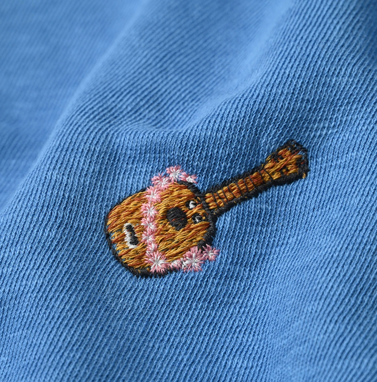 45R(フォーティファイブアール) |葉山ものがたり ウクレレちゃん刺繍裏毛のボレロ
