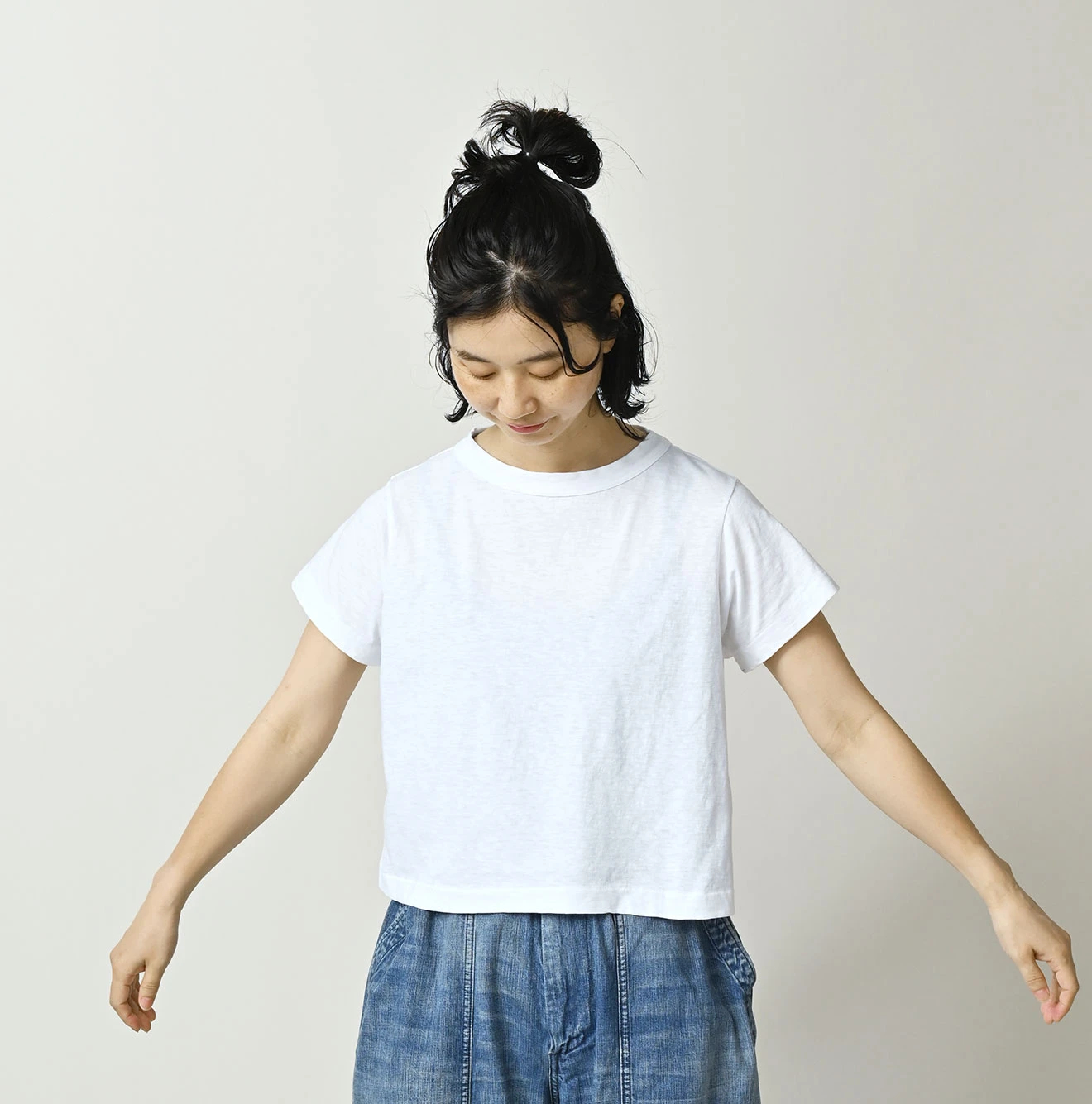 45R(フォーティファイブアール) |天竺のチビ比女Tシャツ