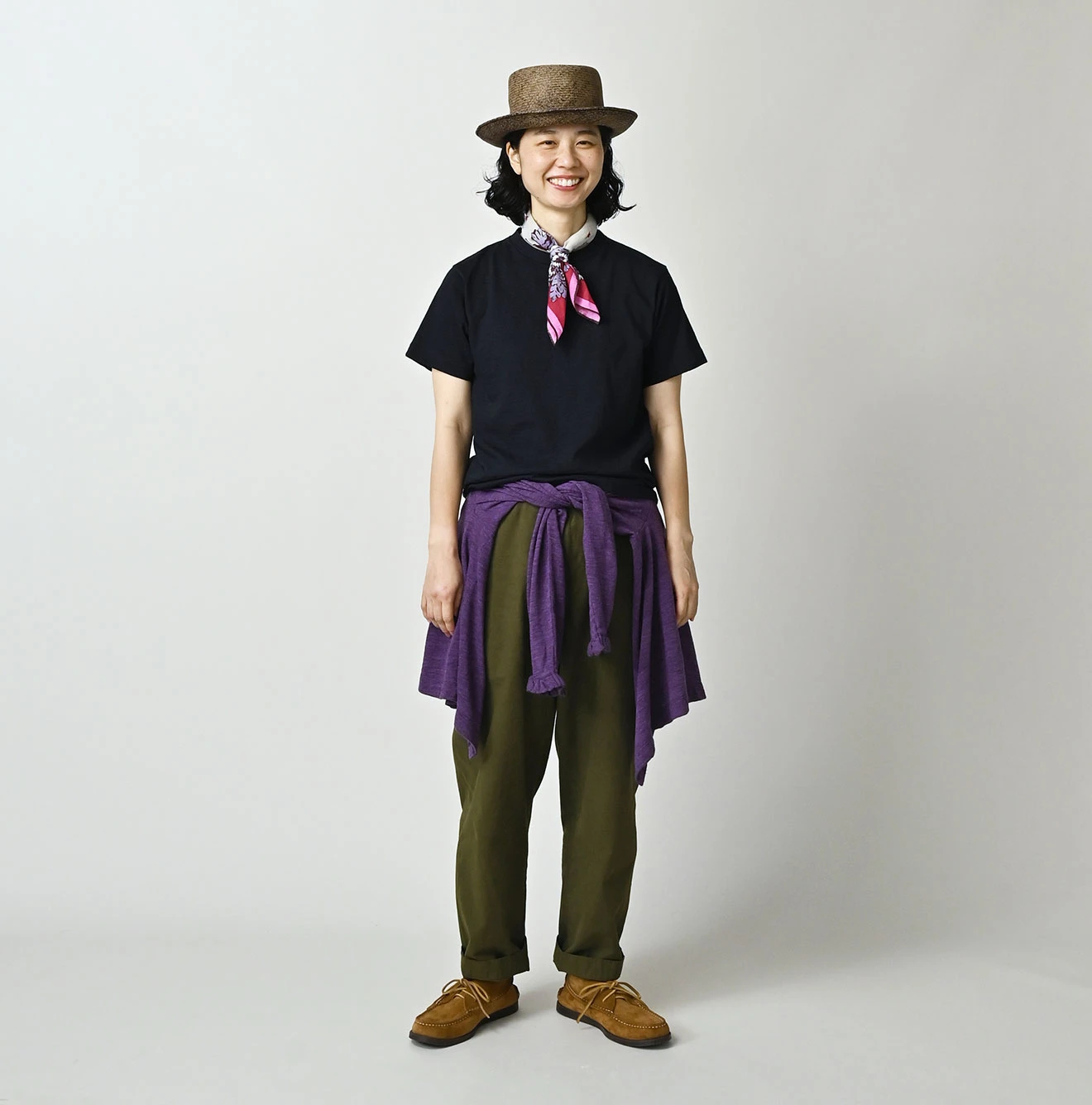 45R(フォーティファイブアール) |天竺の908竹比古Tシャツ（インディゴ）