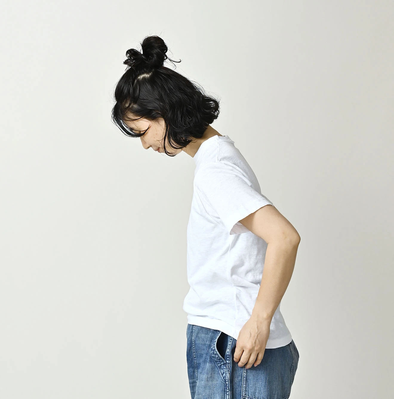 45R(フォーティファイブアール) |天竺の908竹比古Tシャツ（トップ）