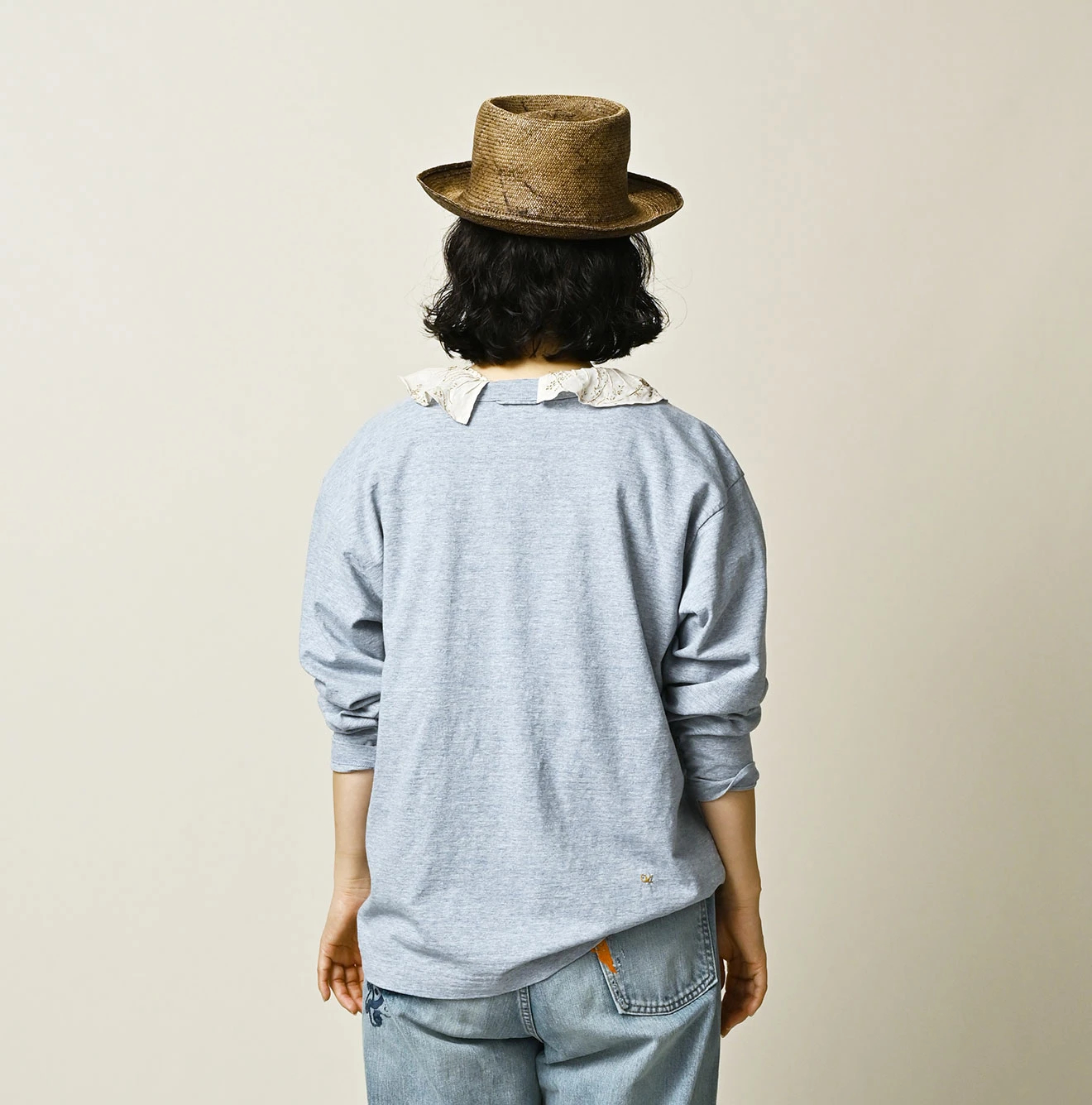 45R(フォーティファイブアール) |ドンキーカレッジプリントの908長袖Tシャツ（トップ）