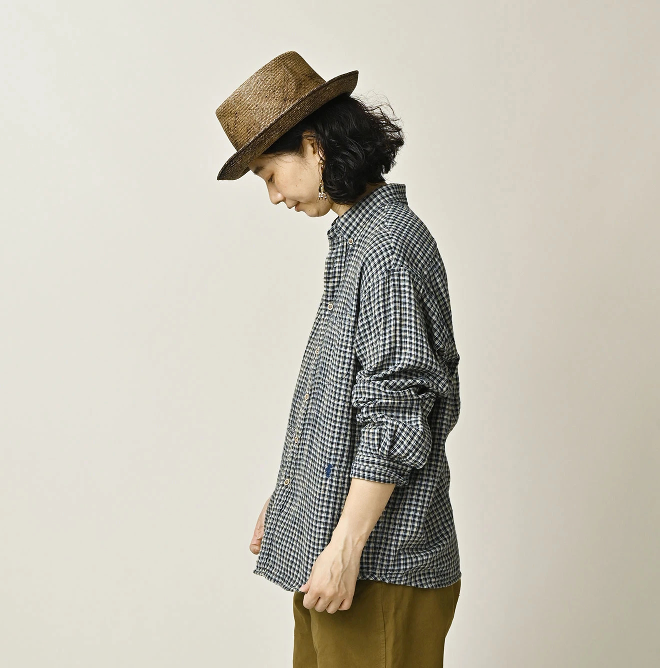 45R(フォーティファイブアール) |二重織の908オーシャンボタンダウンシャツ（インディゴ）