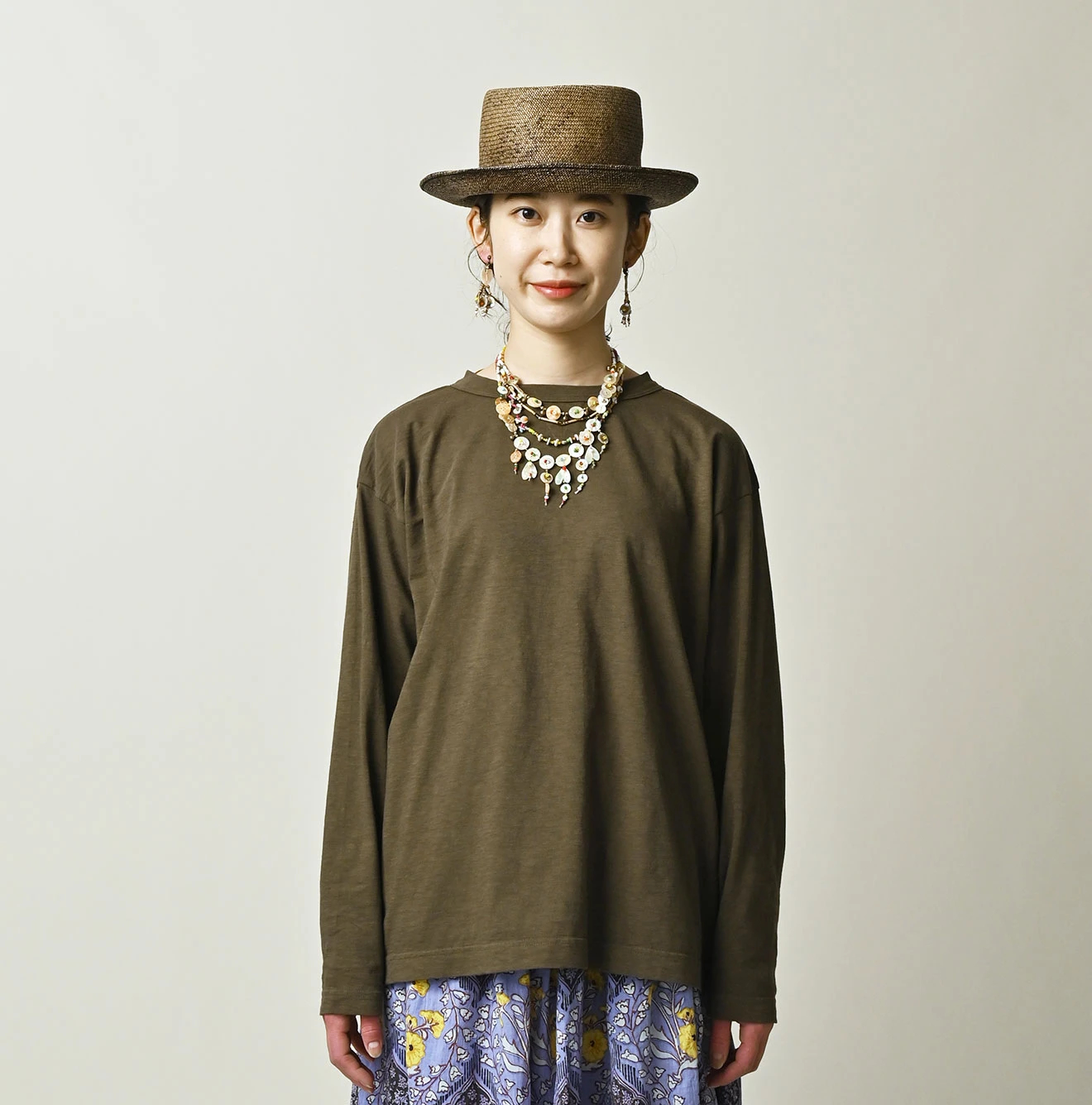 45R(フォーティファイブアール) |天竺の908長袖海比古Tシャツ
