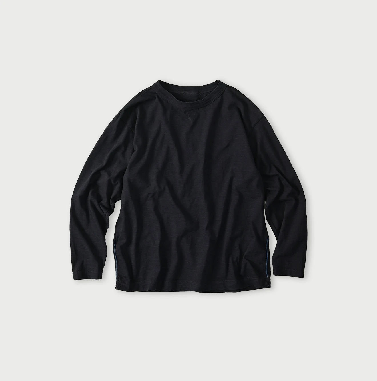 45R(フォーティファイブアール) |天竺の908長袖海比古Tシャツ（インディゴ）