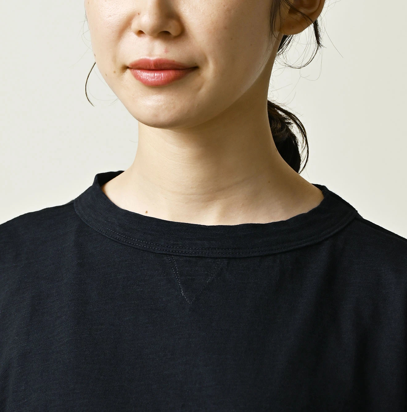 45R(フォーティファイブアール) |天竺の908長袖海比古Tシャツ（インディゴ）