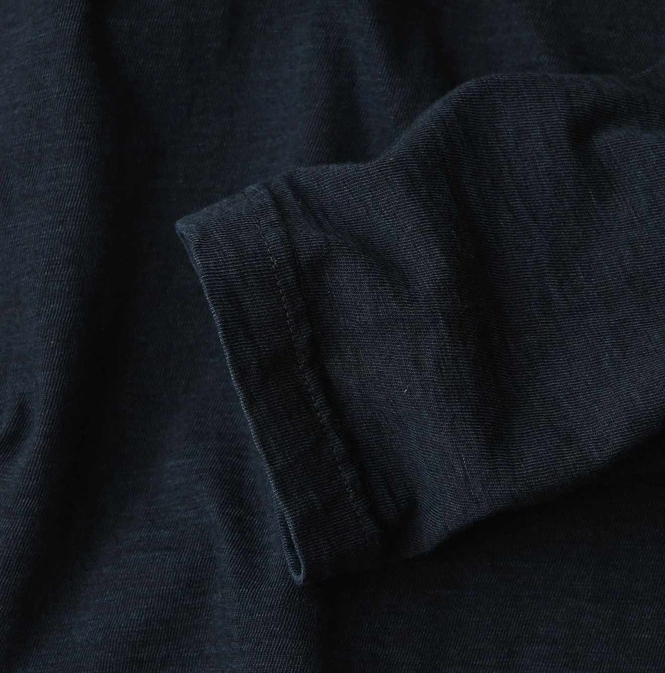 45R(フォーティファイブアール) |天竺の908長袖海比古Tシャツ（インディゴ）
