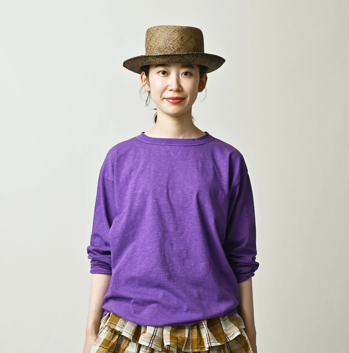 45R(フォーティファイブアール) |天竺の908長袖海比古Tシャツ（45草染）
