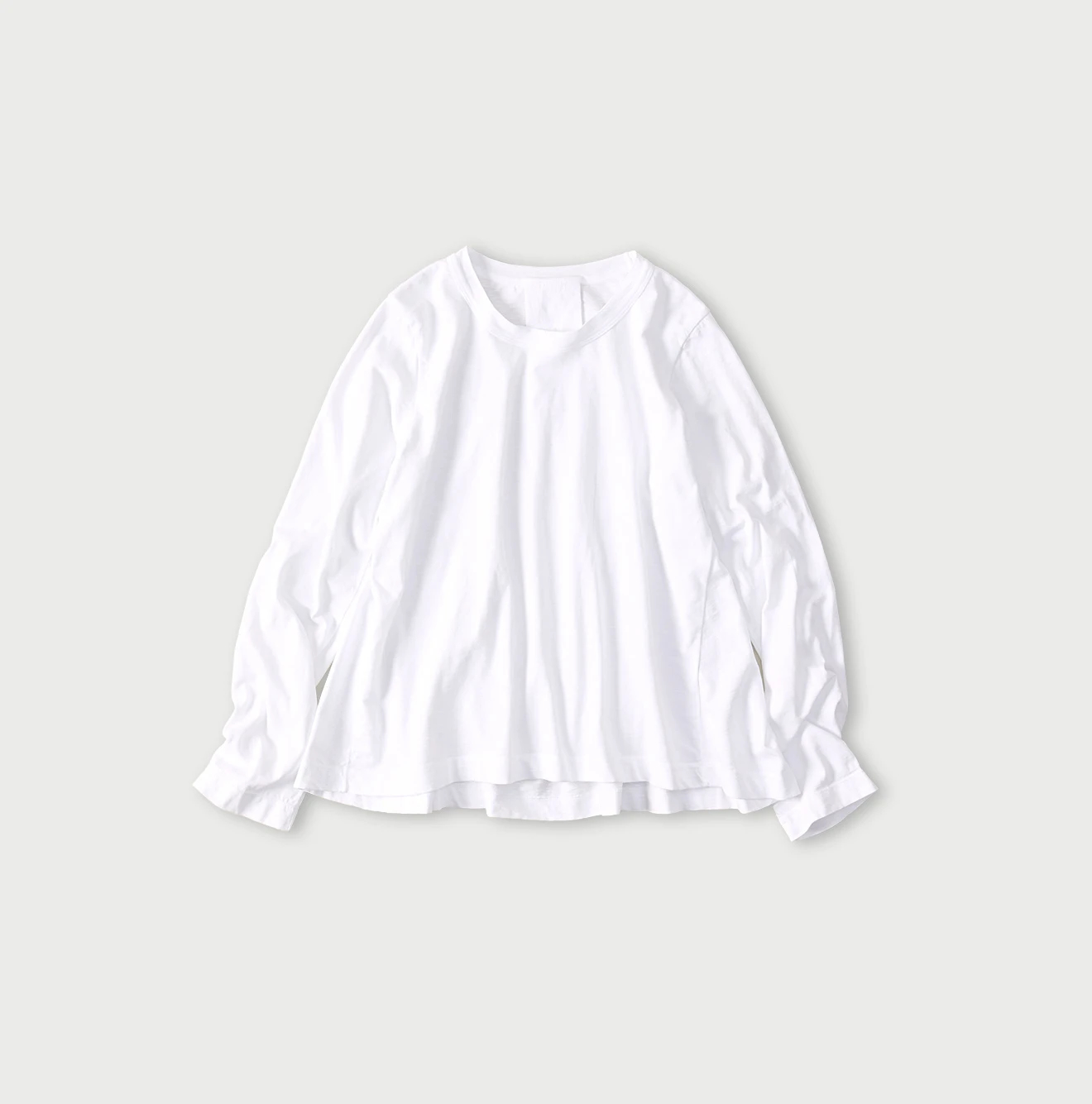 45R(フォーティファイブアール) |天竺のフレア比女Tシャツ