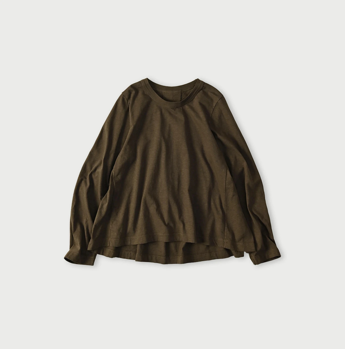 45R(フォーティファイブアール) |天竺のフレア比女Tシャツ