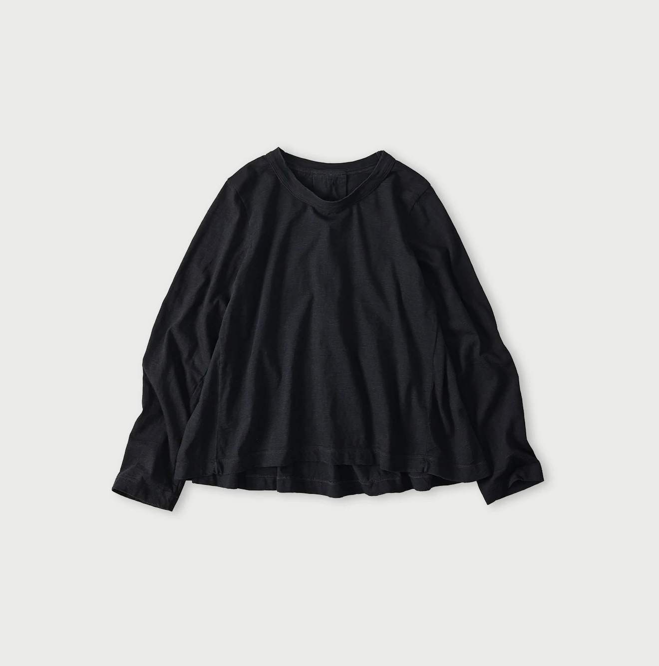 45R(フォーティファイブアール) |天竺のフレア比女Tシャツ（インディゴ）