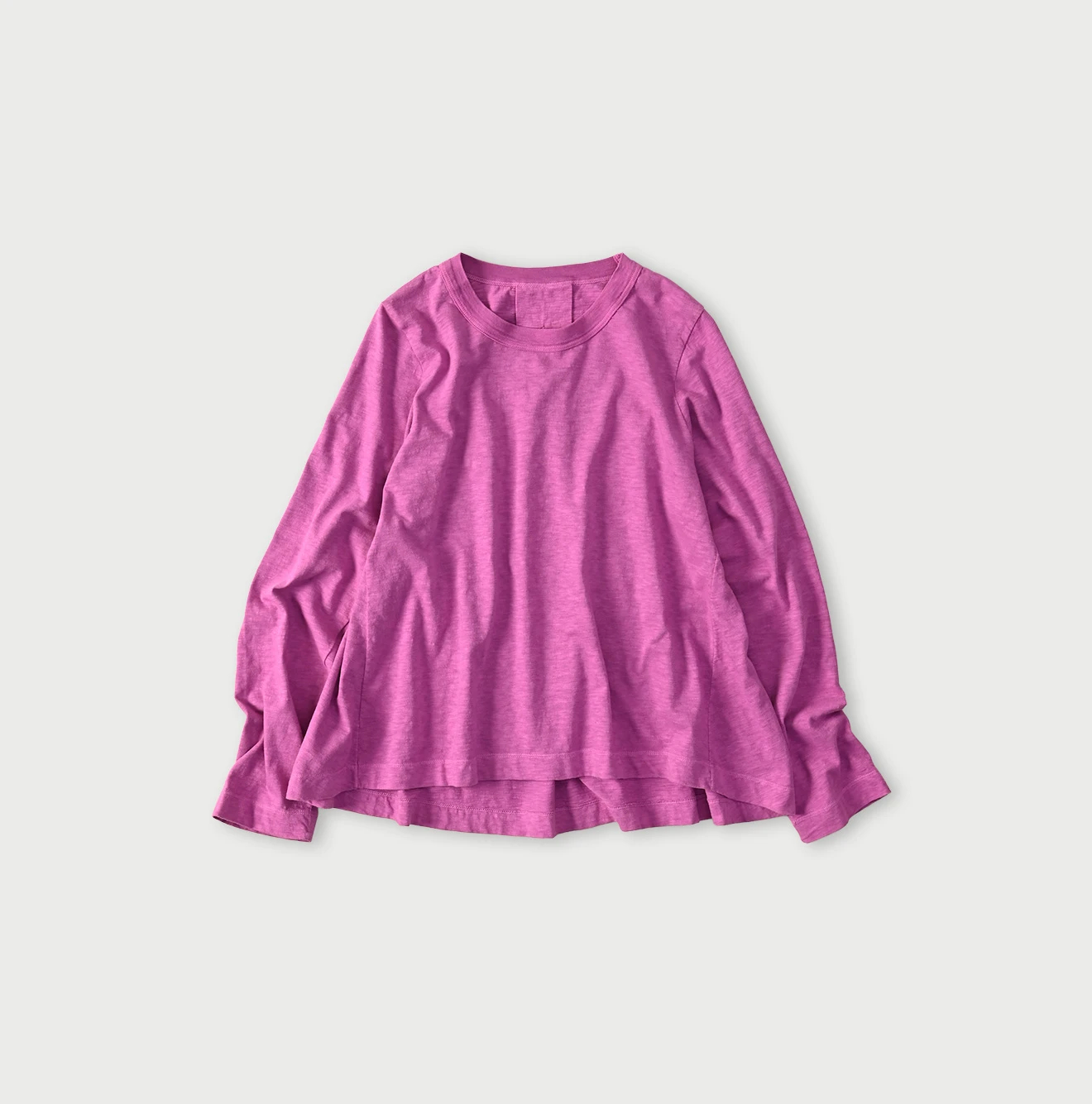 45R(フォーティファイブアール) |天竺のフレア比女Tシャツ（45草染）