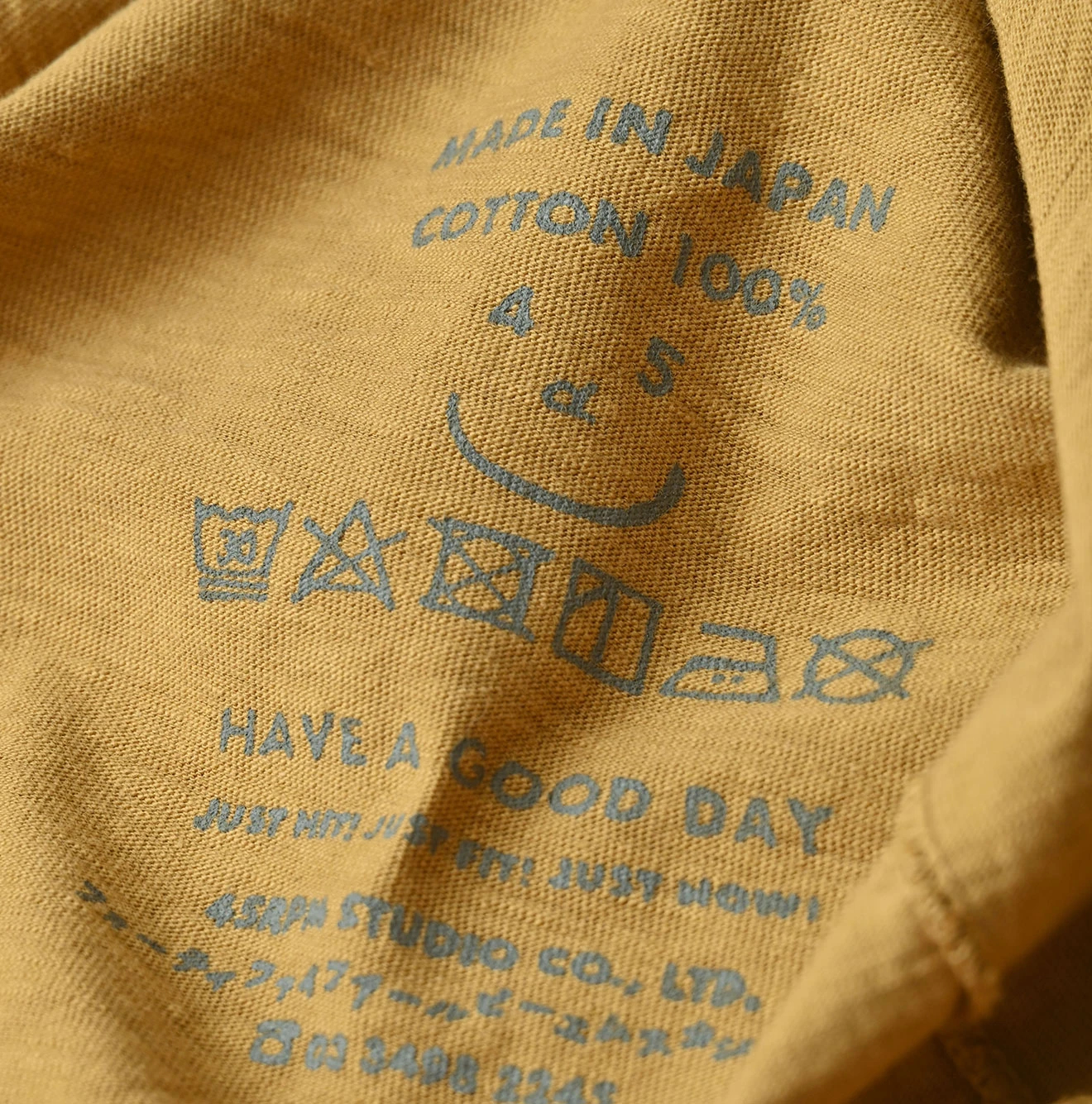 45R(フォーティファイブアール) |天竺のギャザーM比女Tシャツ