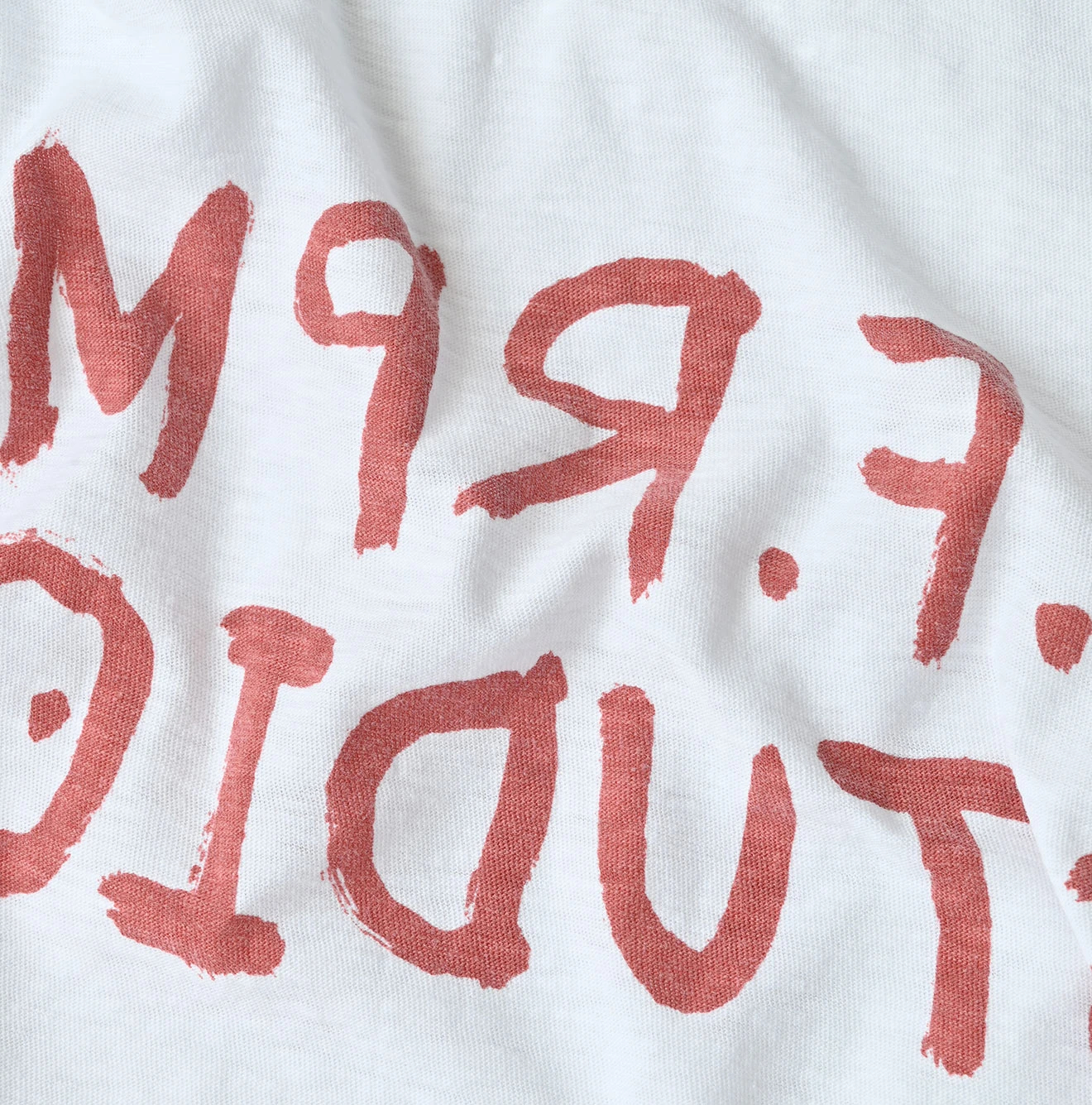 45R(フォーティファイブアール) |ドンキーくん刺繍のチビ比女ロゴTシャツ