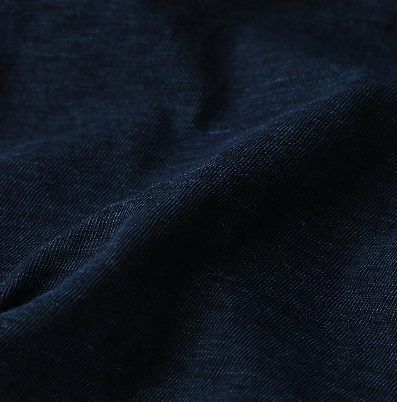 45R(フォーティファイブアール) |ドンキーくん刺繍のチビ比女ロゴTシャツ（インディゴ）
