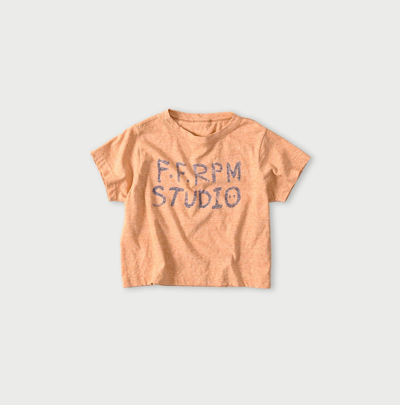 45R(フォーティファイブアール) |ドンキーくん刺繍のチビ比女ロゴTシャツ（トップ）