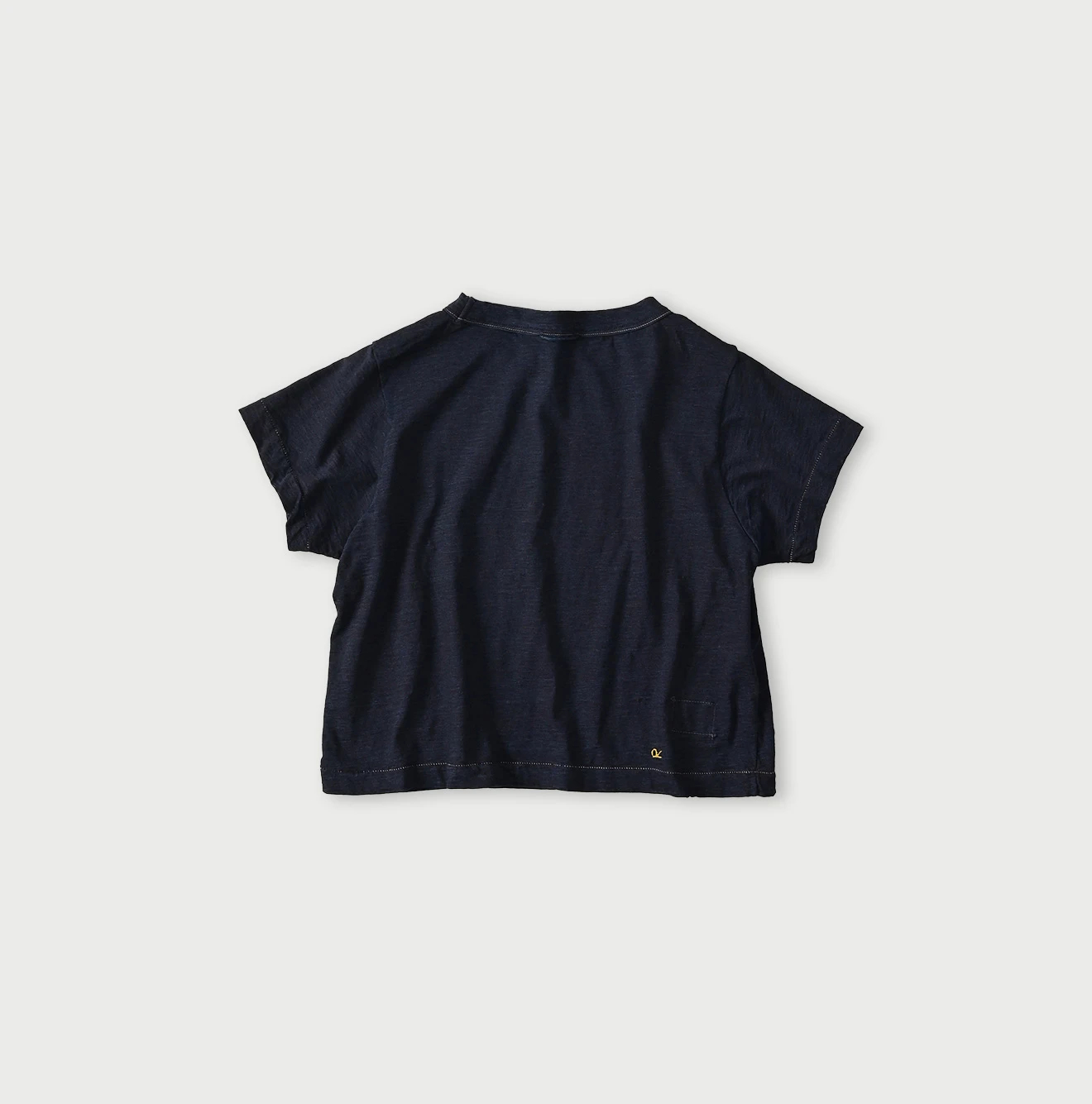 45R(フォーティファイブアール) |天竺のチビ比女deロゴTシャツ（インディゴ）