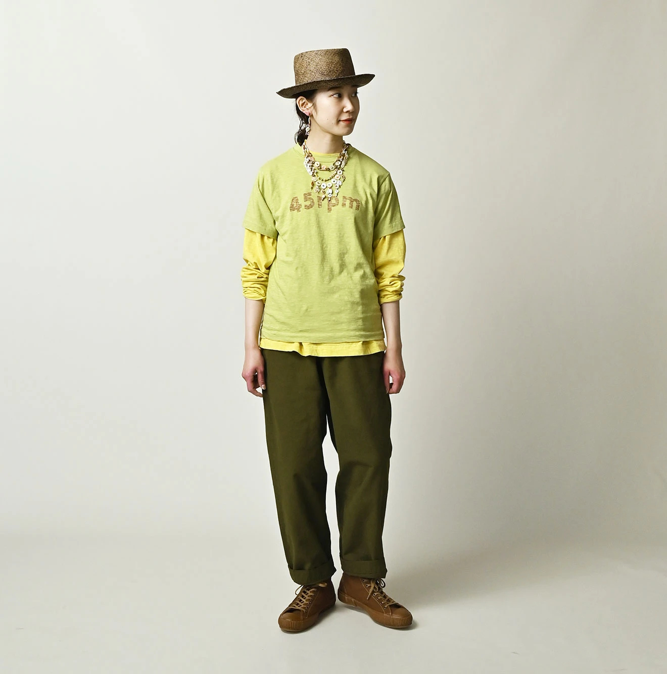 45R(フォーティファイブアール) |マルフツラロゴプリントの908竹比古Tシャツ