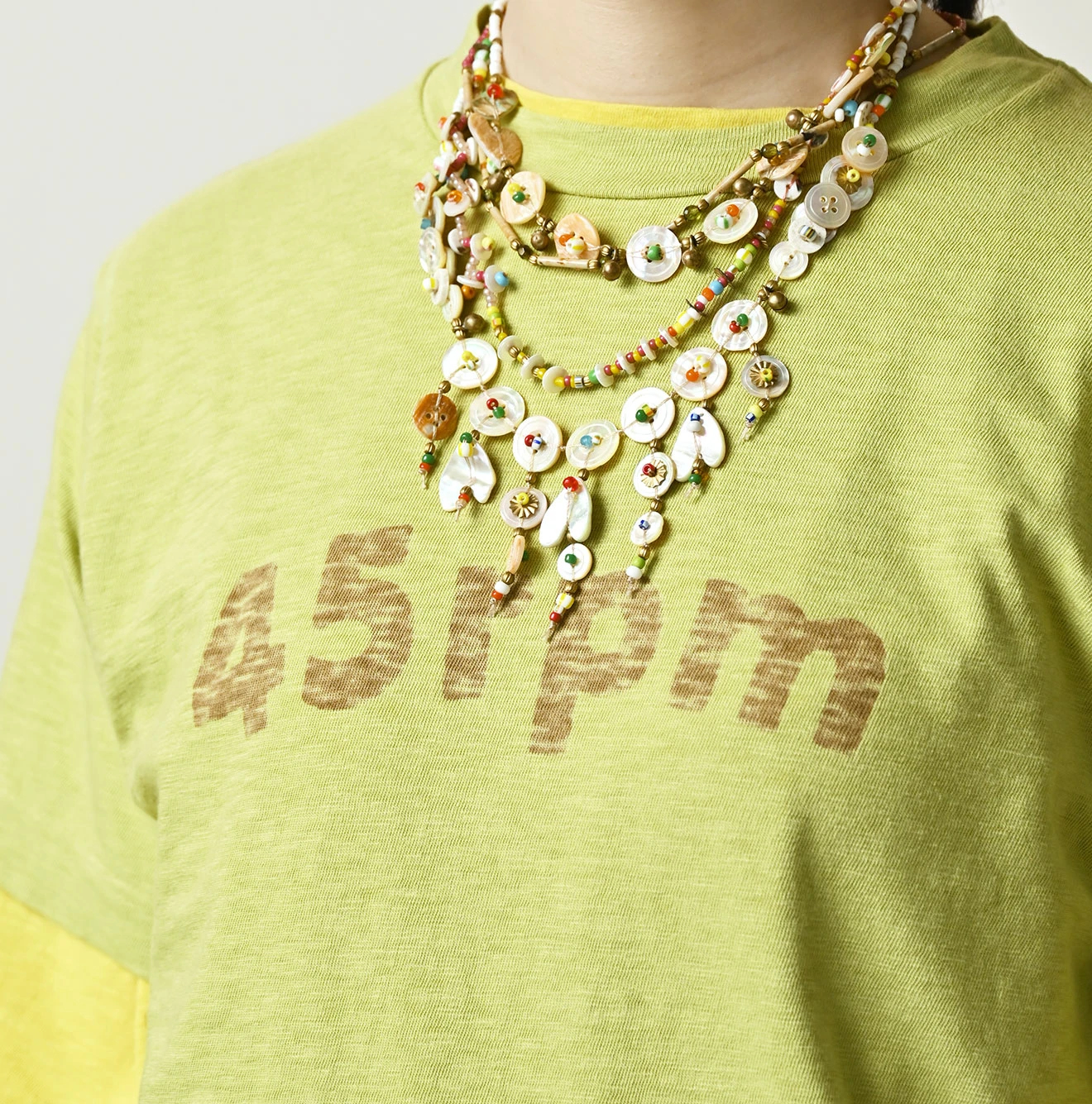 45R(フォーティファイブアール) |マルフツラロゴプリントの908竹比古Tシャツ