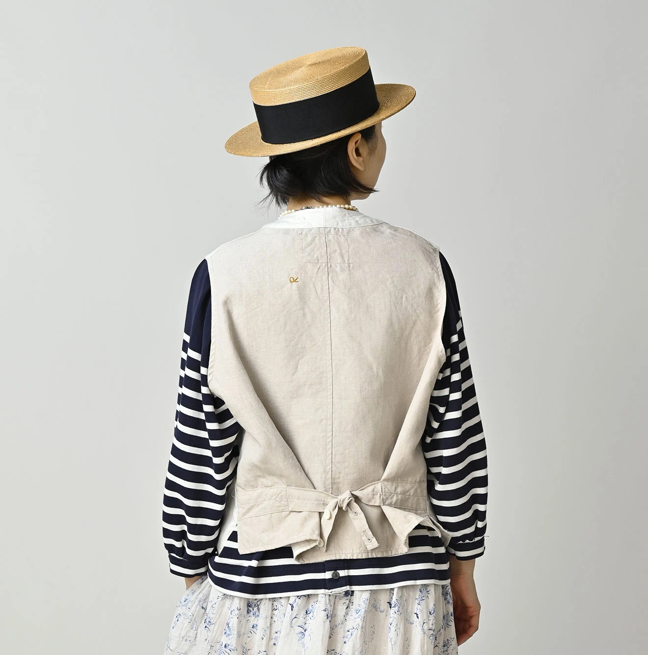 45R（フォーティファイブアール）| リネンサテンの908ベスト Vest
